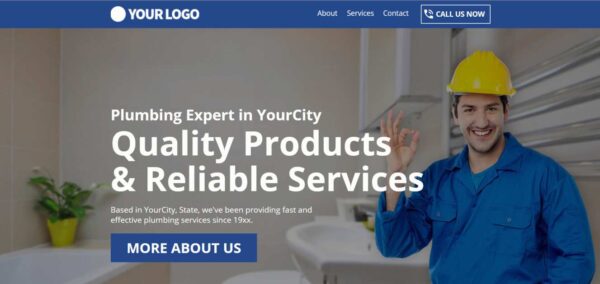 Plumbing Contractor Template