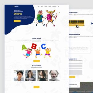 Adward – School Website PSD Template